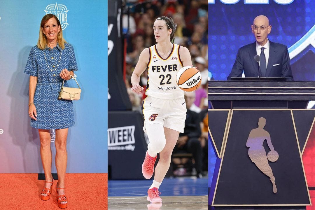 "Punish the ref for being a biased hack", "Adam Silver gave Cathy Engelbert the call" - Fans Abuzz After Caitlin Clark's Tech Foul Rescinded By WNBA