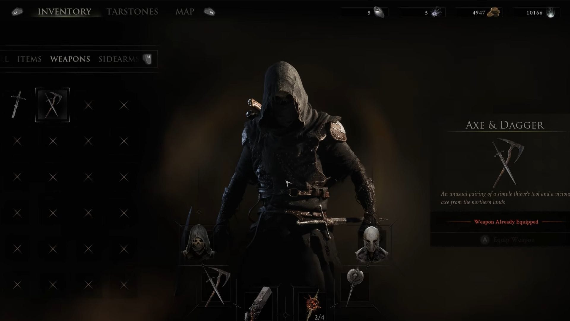 Where to find Axe and Dagger in Mortal Shell 2