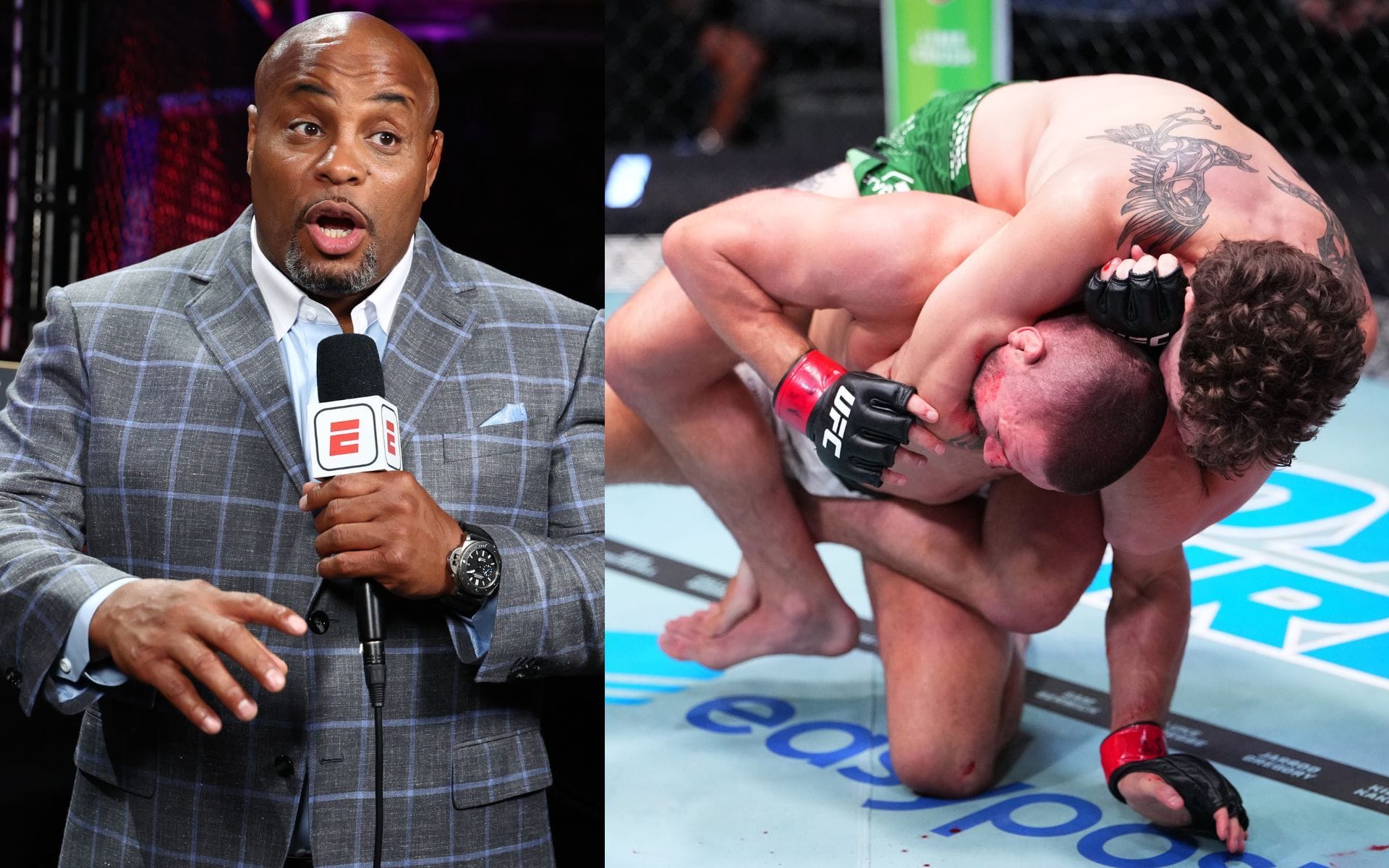 "That's absolutely crazy" - Daniel Cormier stunned by Quillan Salkilld's submission win against Mateusz Gamrot at UFC Vegas 120