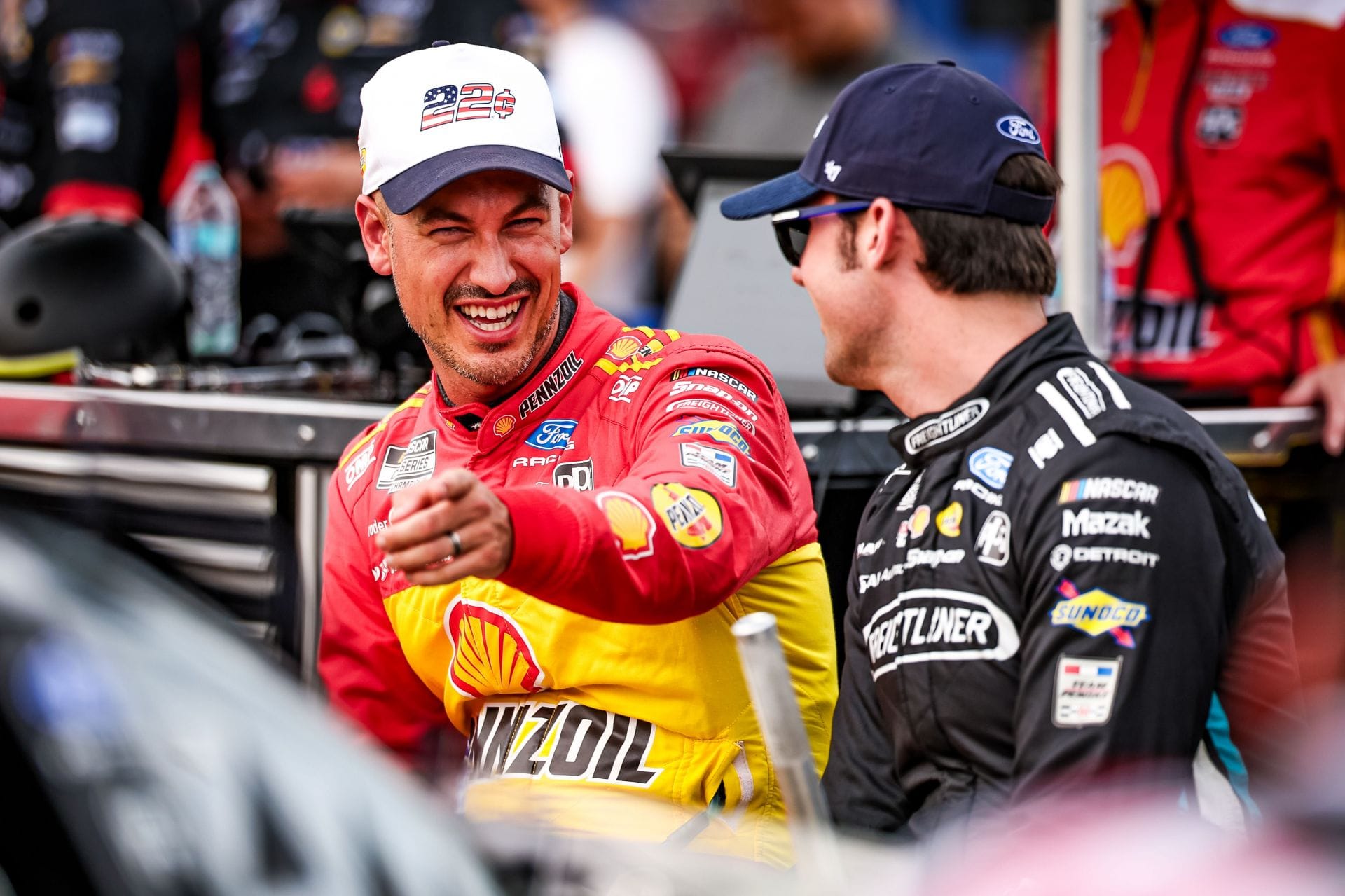 Austin Cindric showers Penske teammate Joey Logano’s victorious Richmond performance: “Finish top 5 in my rental car”