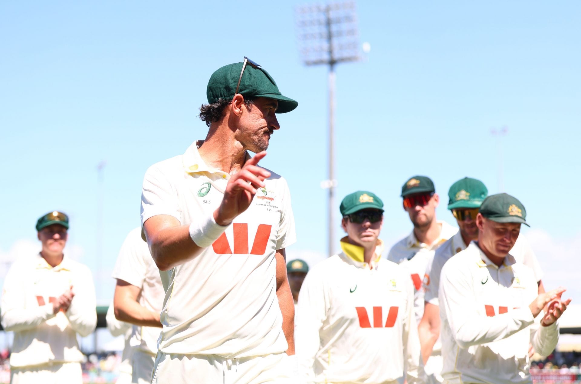 Mitchell Starc picks up 5-wicket haul in just 22 deliveries on Day 1 of AUS vs BAN 2026 2nd Test; surpasses Dale Steyn on all-time wicket list [Watch]