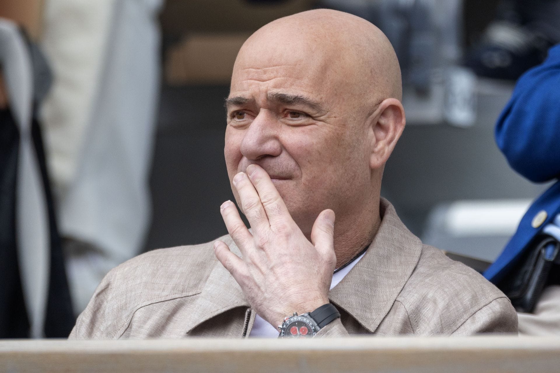 Andre Agassi leaves daughter Jaz in splits with goofy moment in Las Vegas night-out