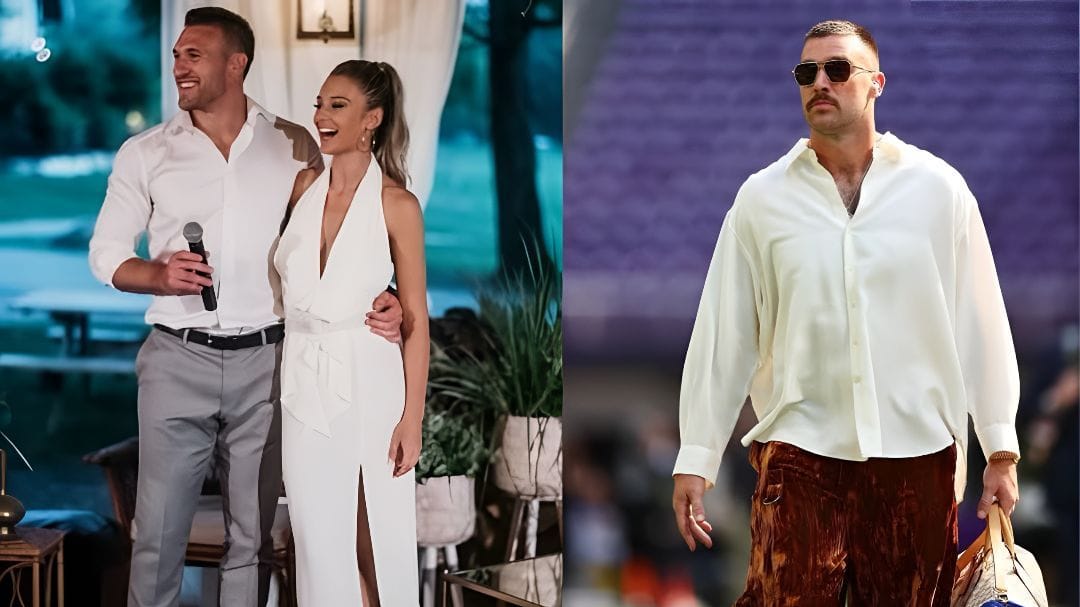 PIC: 49ers FB Kyle Juszczyk surprises wife Kristin by recreating Travis Kelce's iconic 2021 "El Travador" look