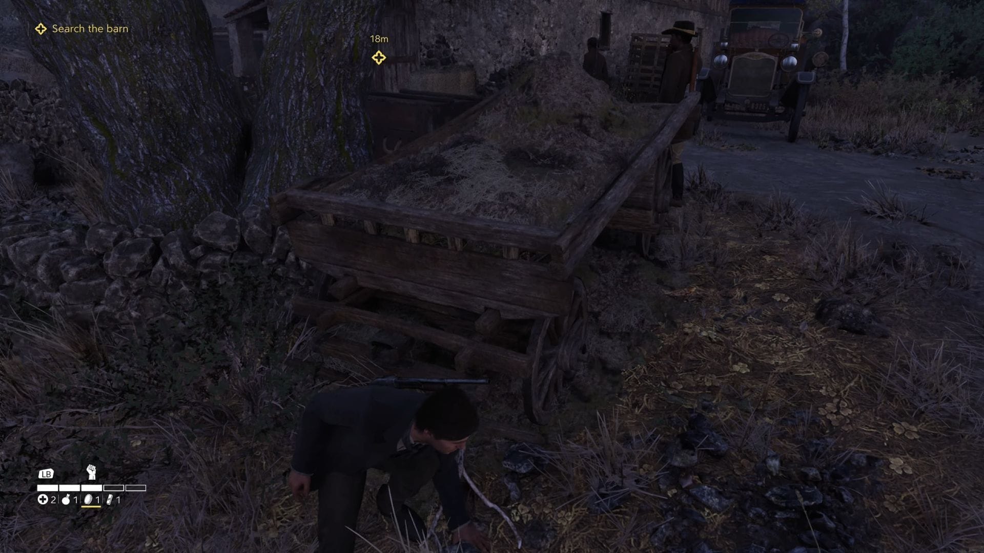 Search the barn (Image via 2K || YouTube/@ThatMuteGamer)