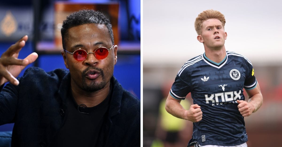 "You need to play even more than the goalkeeper" - Patrice Evra on Lewis Hall matching his Manchester United legacy