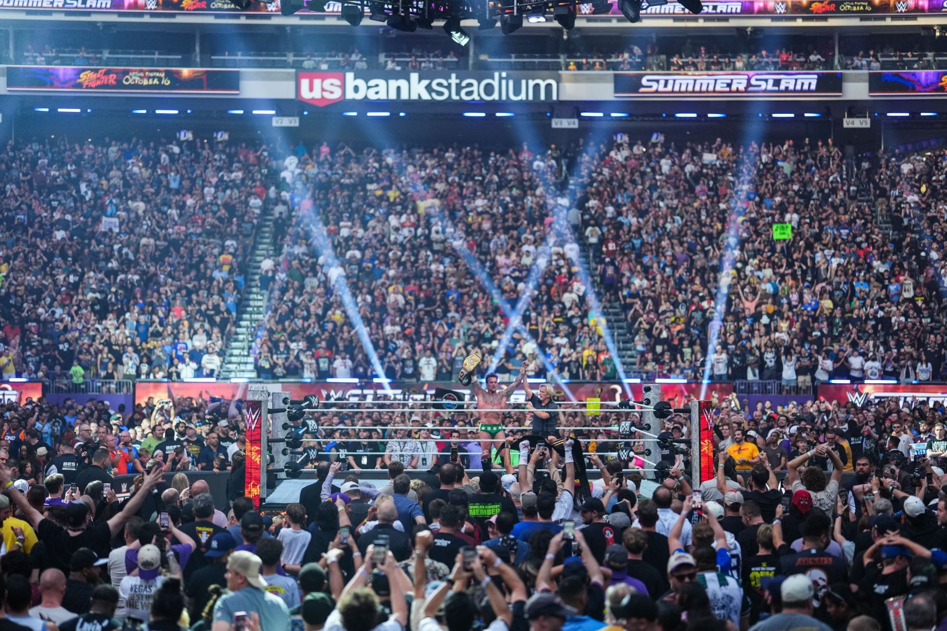 UNSEEN: Footage of current WWE champion sneaking under the ring at SummerSlam