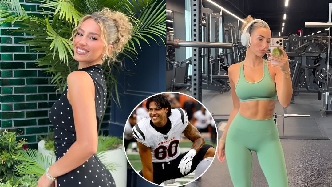Gia Duddy grabs attention at Bengals training camp as influencer watches rumored BF Andrei Iosivas practice