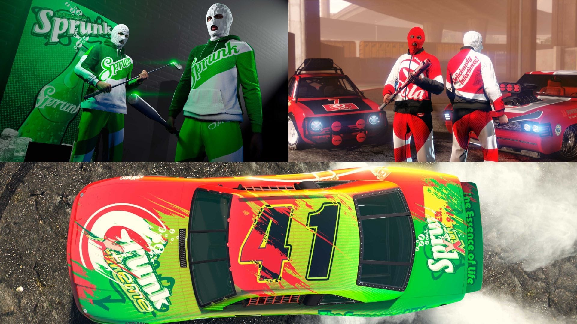 How to get Sprunk Sweatsuit and eCola Tracksuit Twitch Drops in GTA Online