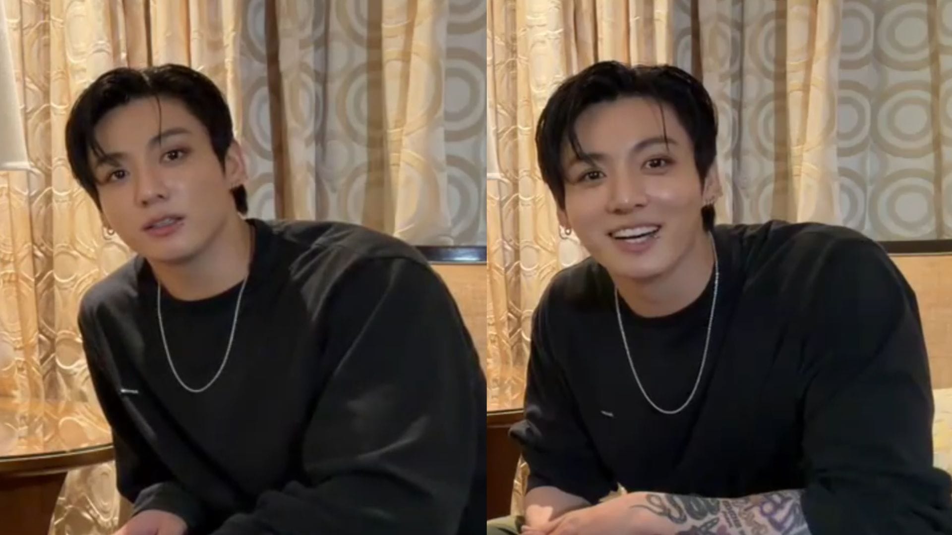 "Please take care of yourself" - Fans send well wishes after BTS' Jungkook shares on Weverse Live that he's on the verge of a shin stress fracture