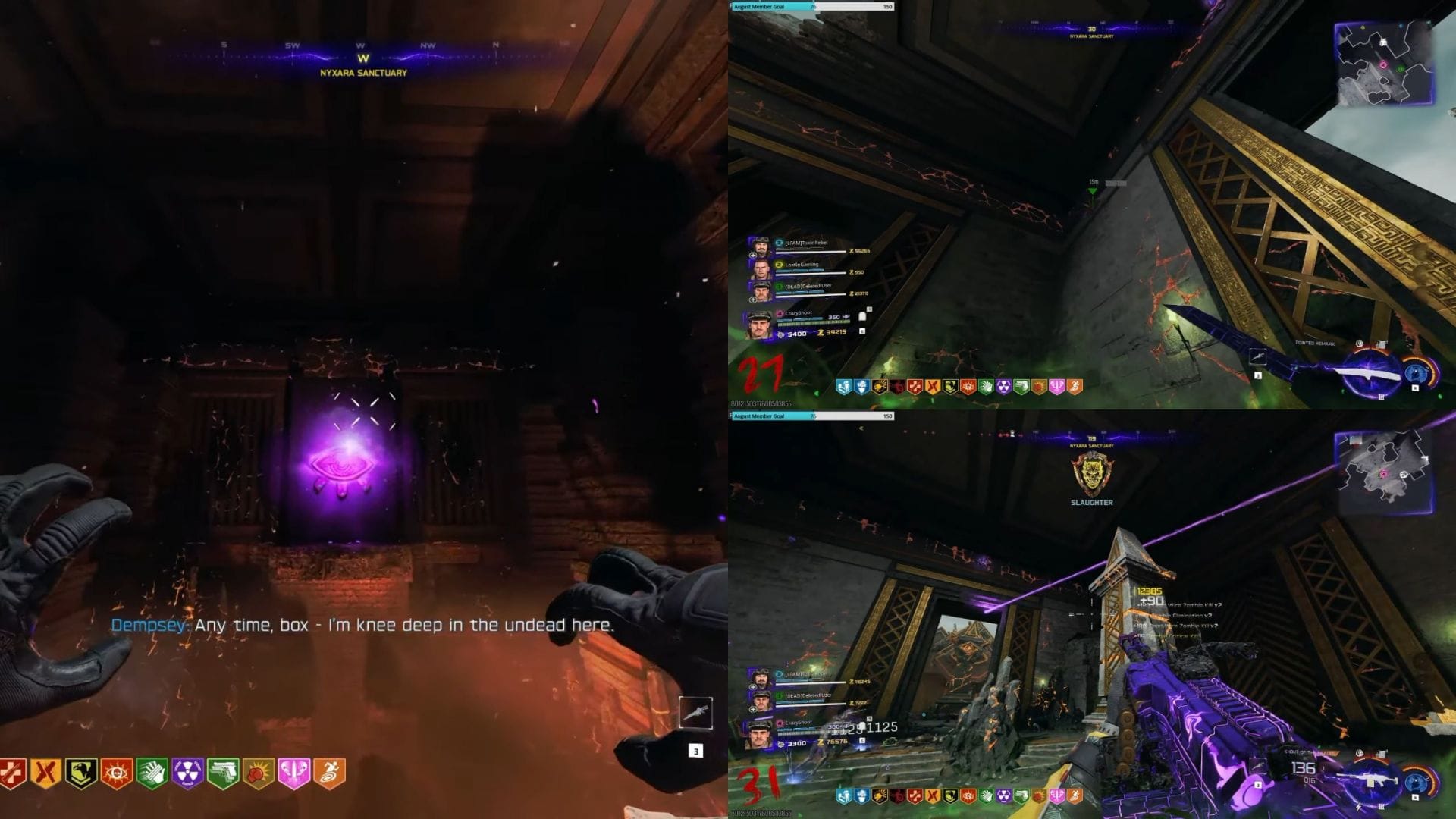 Make the laser bounce out of the room (Image via Activision || YouTube/@CrazyShoot)