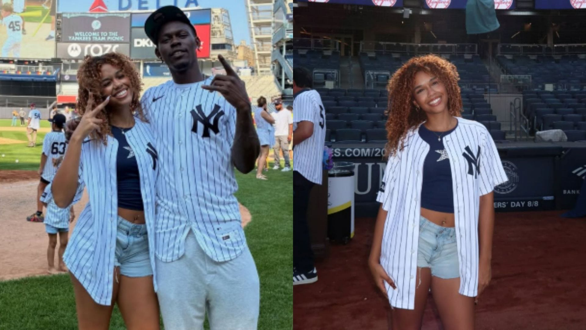 Jazz Chisholm Jr.'s sister Marissa dons black bikini top with pink bottoms during Ponce Inlet getaway