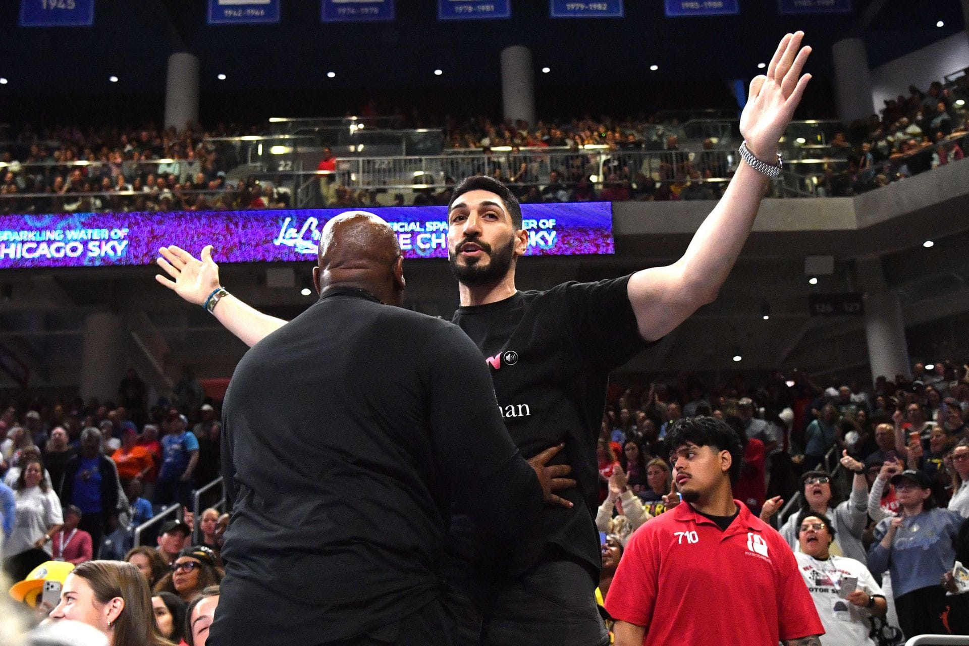 Enes Kanter Alleges Natasha Cloud Said Sophie Cunningham "Won't Sleep With Him" After Ex NBA Big Cheered Fever Guard For 3-Pointer 