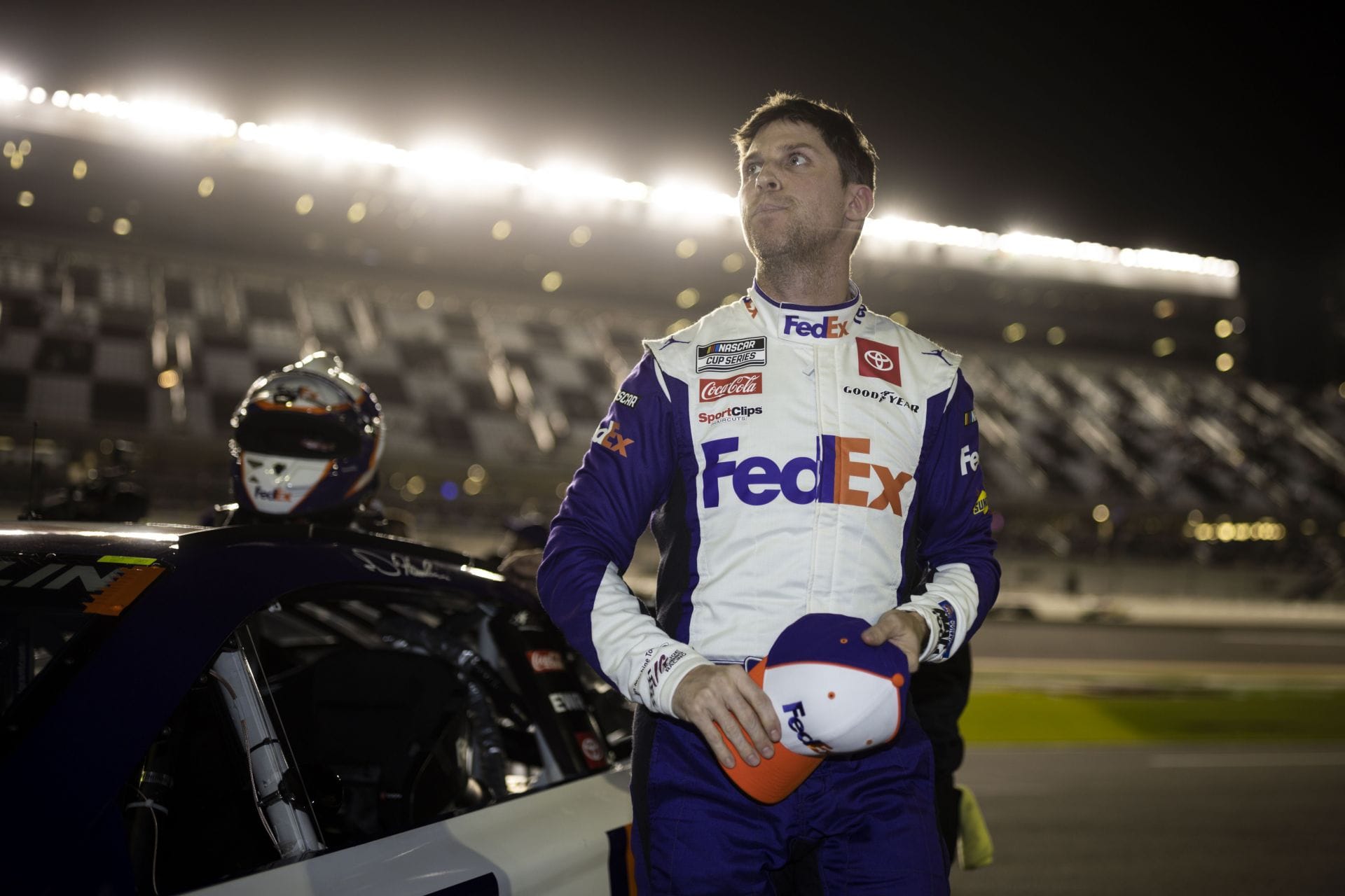 Denny Hamlin’s Daytona chaos prediction falls flat, JGR star content with NASCAR’s new package
