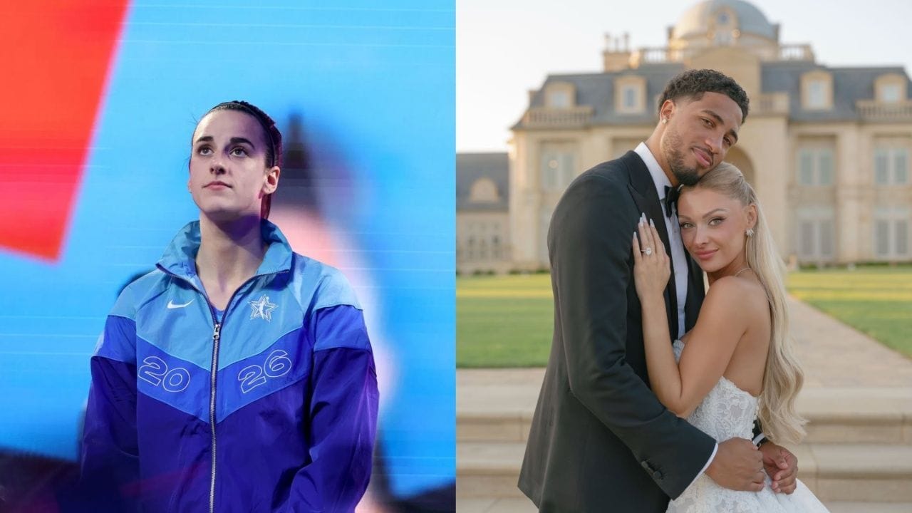 Caitlin Clark Sends Adorable 4-Word Message To Newlyweds Tyrese Haliburton & Jade Jones