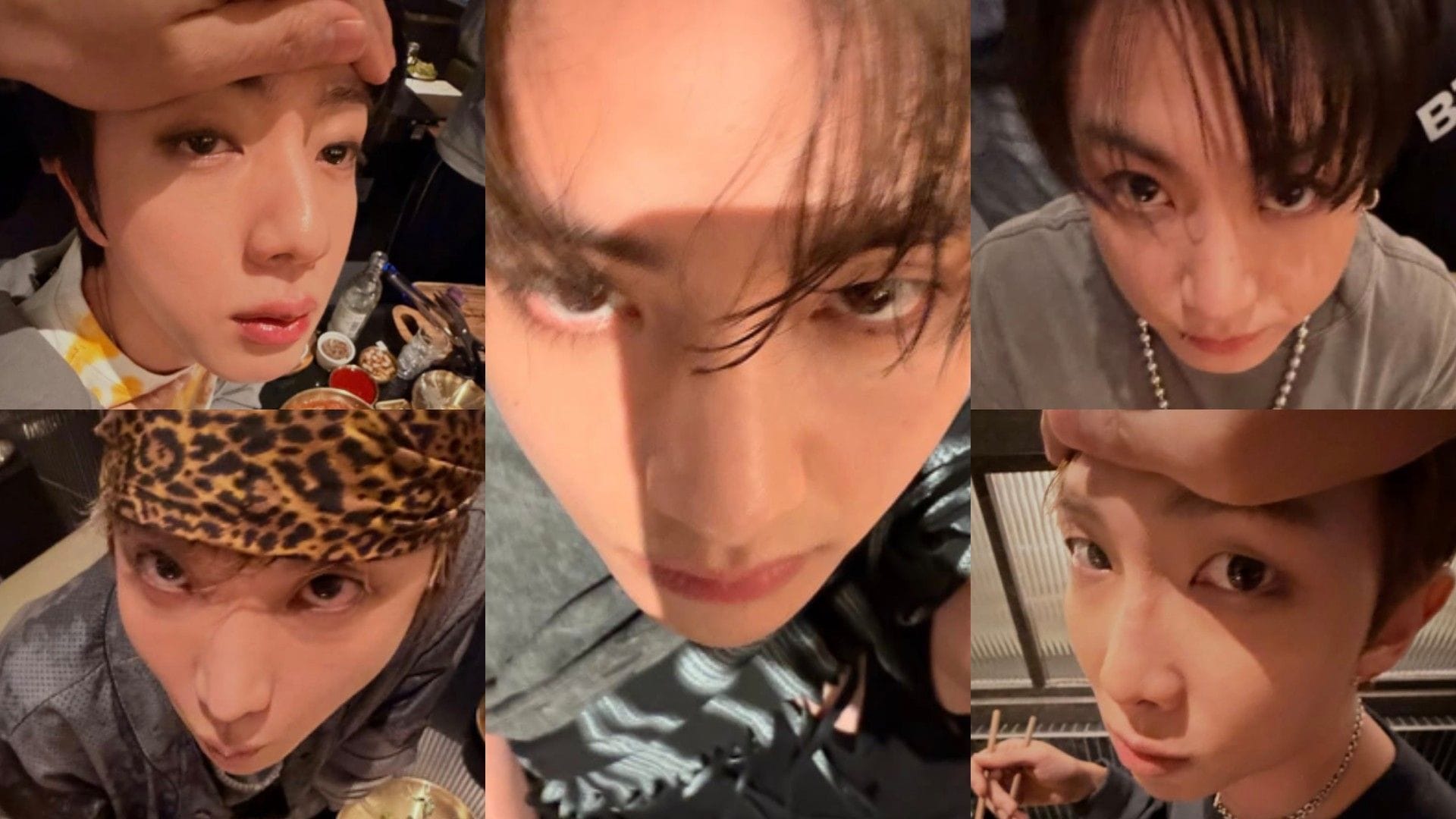"Collecting them like Pokemon" - Fans in stitches as BTS' Taehyung turns Jin, RM, Jungkook and j-hope into his adorable collection