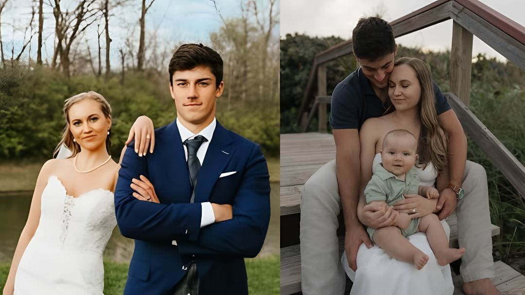 PICS: Dolphins K Riley Patterson turns training camp into epic gender reveal session for pregnant wife Claire 