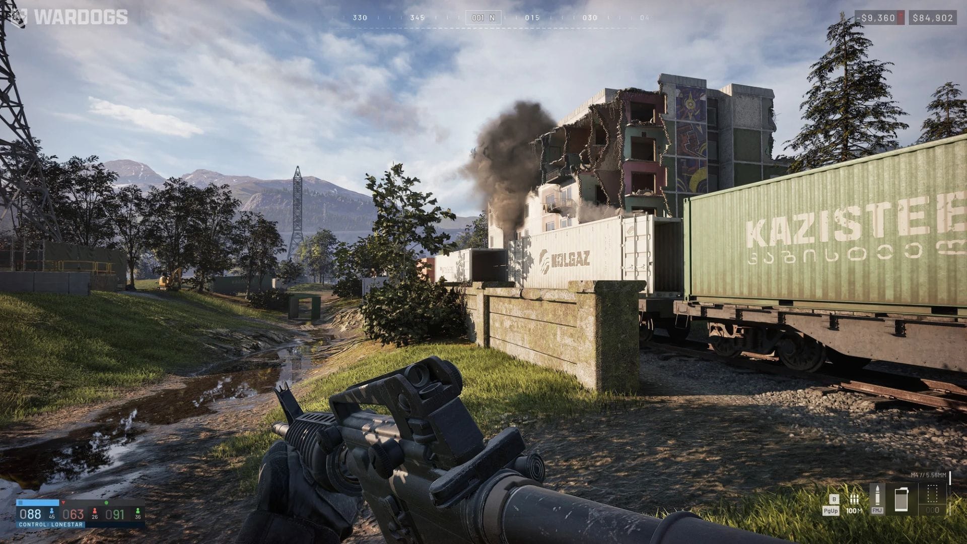 Wardogs beta runs incredibly well with optimized settings (Image via Team17)