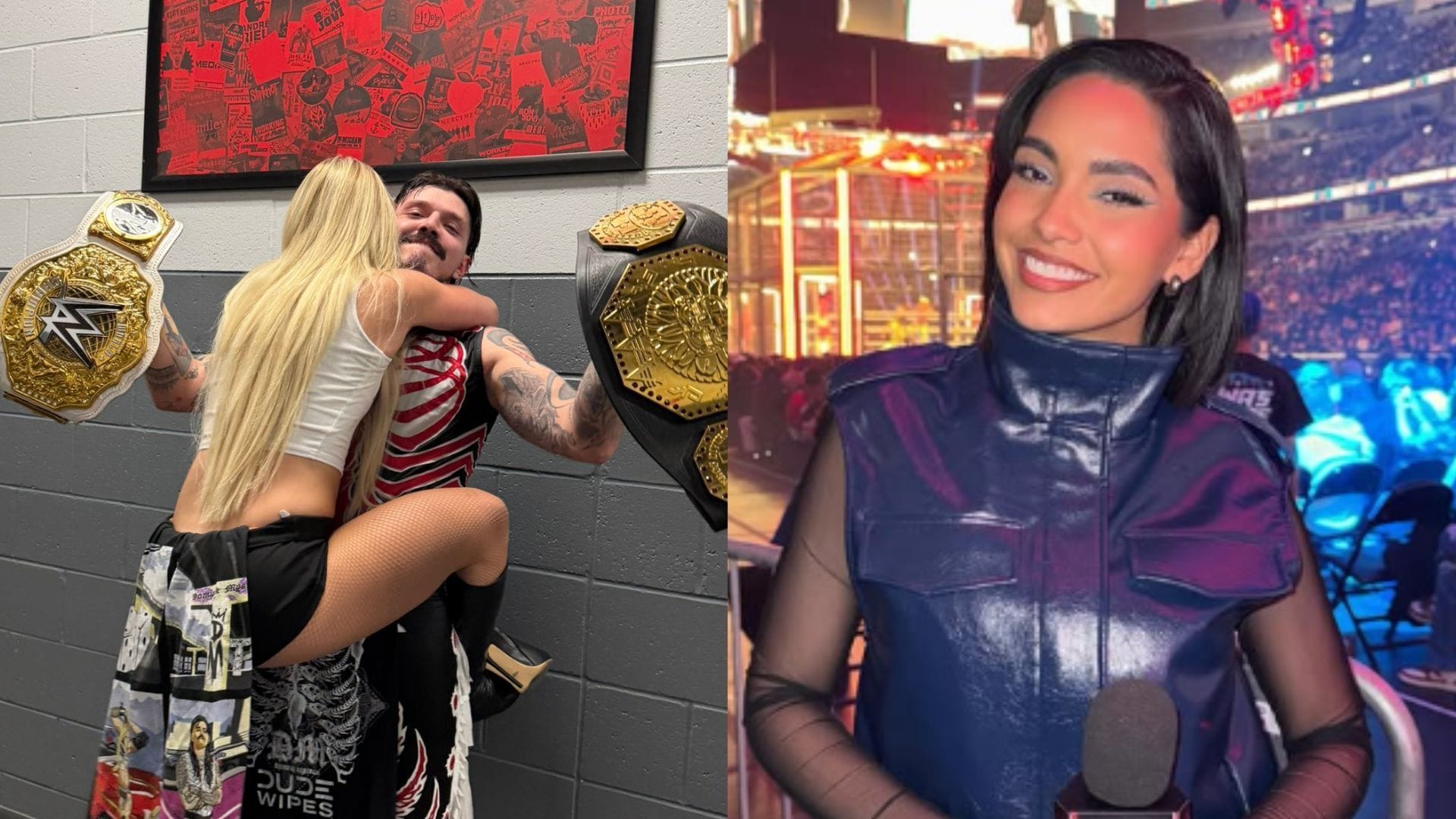 Dominik Mysterio insults El Grande Americano's girlfriend, Andrea Bazarte, and compares her to Liv Morgan