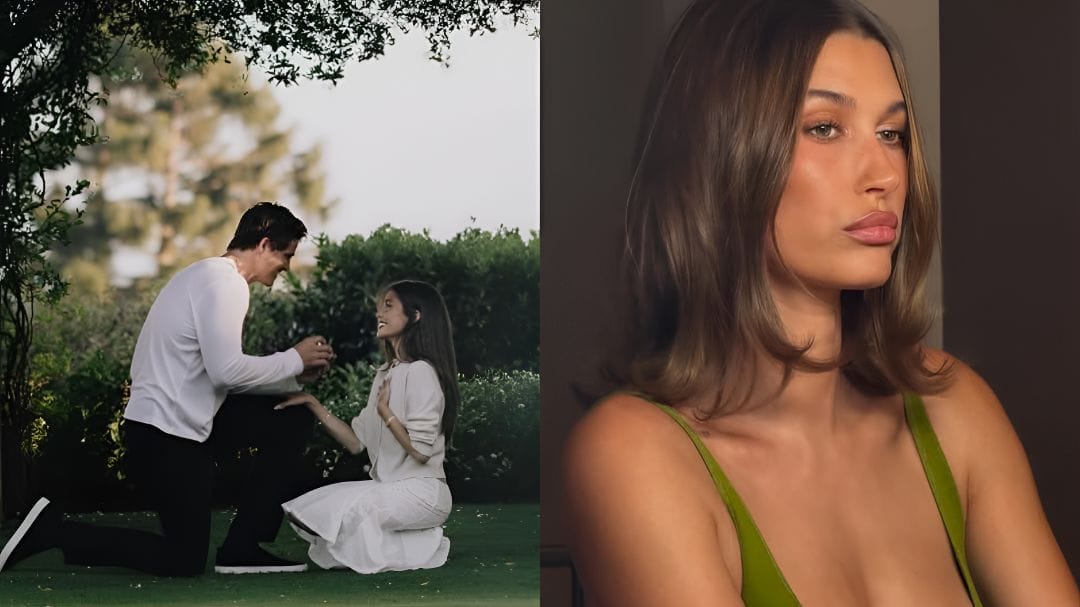 Hailey Bieber kissing Justin at MLB game triggers reaction from Justin Herbert's fiancée Madison Beer