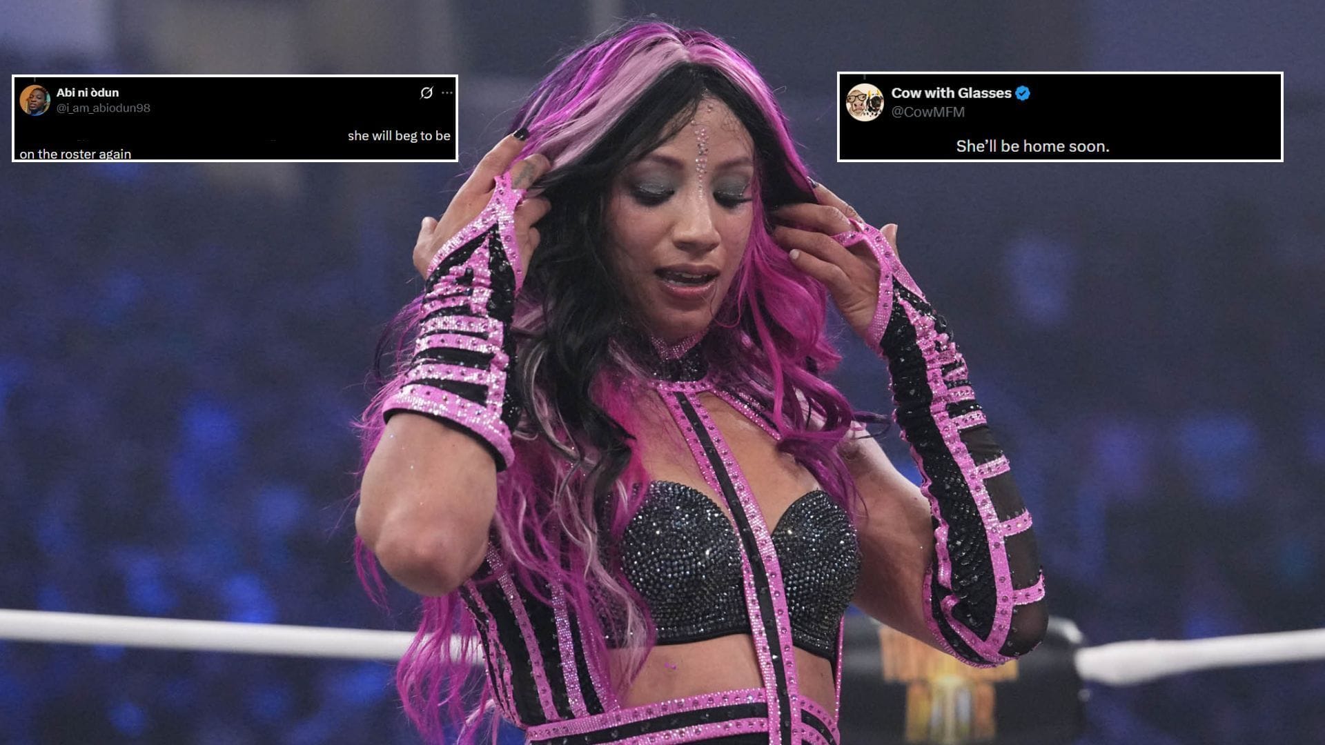"She’ll be home soon," "She will beg to be on the roster again" - Fans react after Mercedes Moné slams Sasha Banks chant from AEW Dynamite