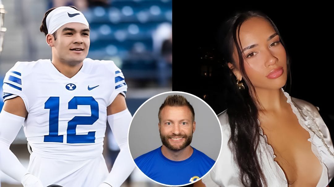 Puka Nacua joins Rams HC Sean McVay to cater to dad duties for ex-GF Hallie Aiono's baby after preseason win vs. Chiefs: PICS
