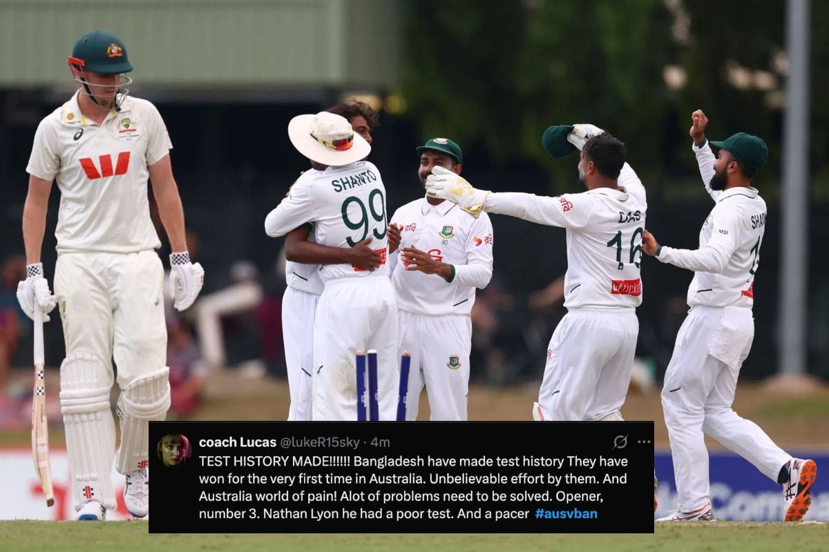 "Bravo on taking it to the Aussie" - Fans overjoyed as Bangladesh stuns Australia by 9 wickets in AUS vs BAN 2026 1st Test