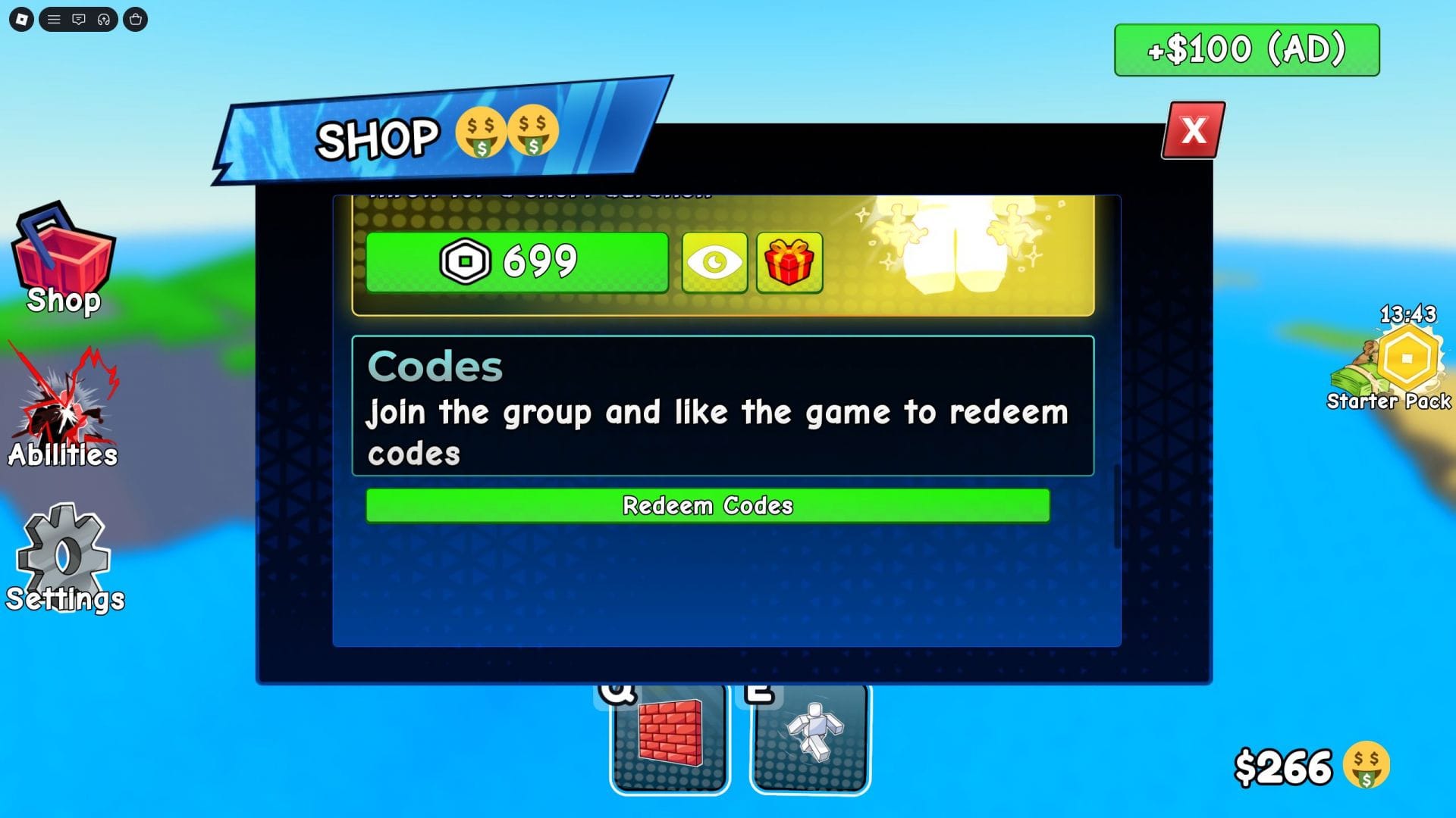 Choose an Ability codes (October 2026)