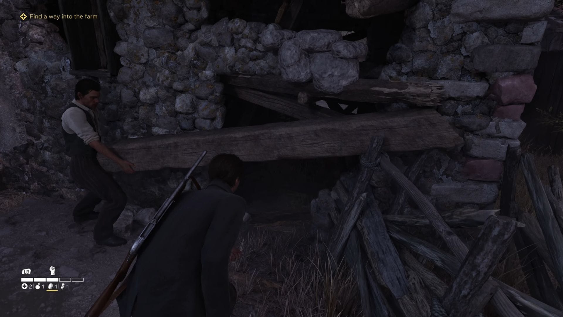 Get inside Dante's farm (Image via 2K || YouTube/@ThatMuteGamer)