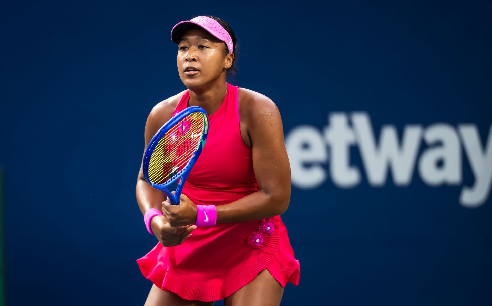 PICTURES: Naomi Osaka makes bold fashion statement at US Open in $715 De La Vali Dress & Bottega Veneta shoes before practice