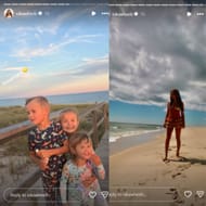 Zack Wheeler's wife Dominique shares beach update - Source: Instagram Story @nikawheelz