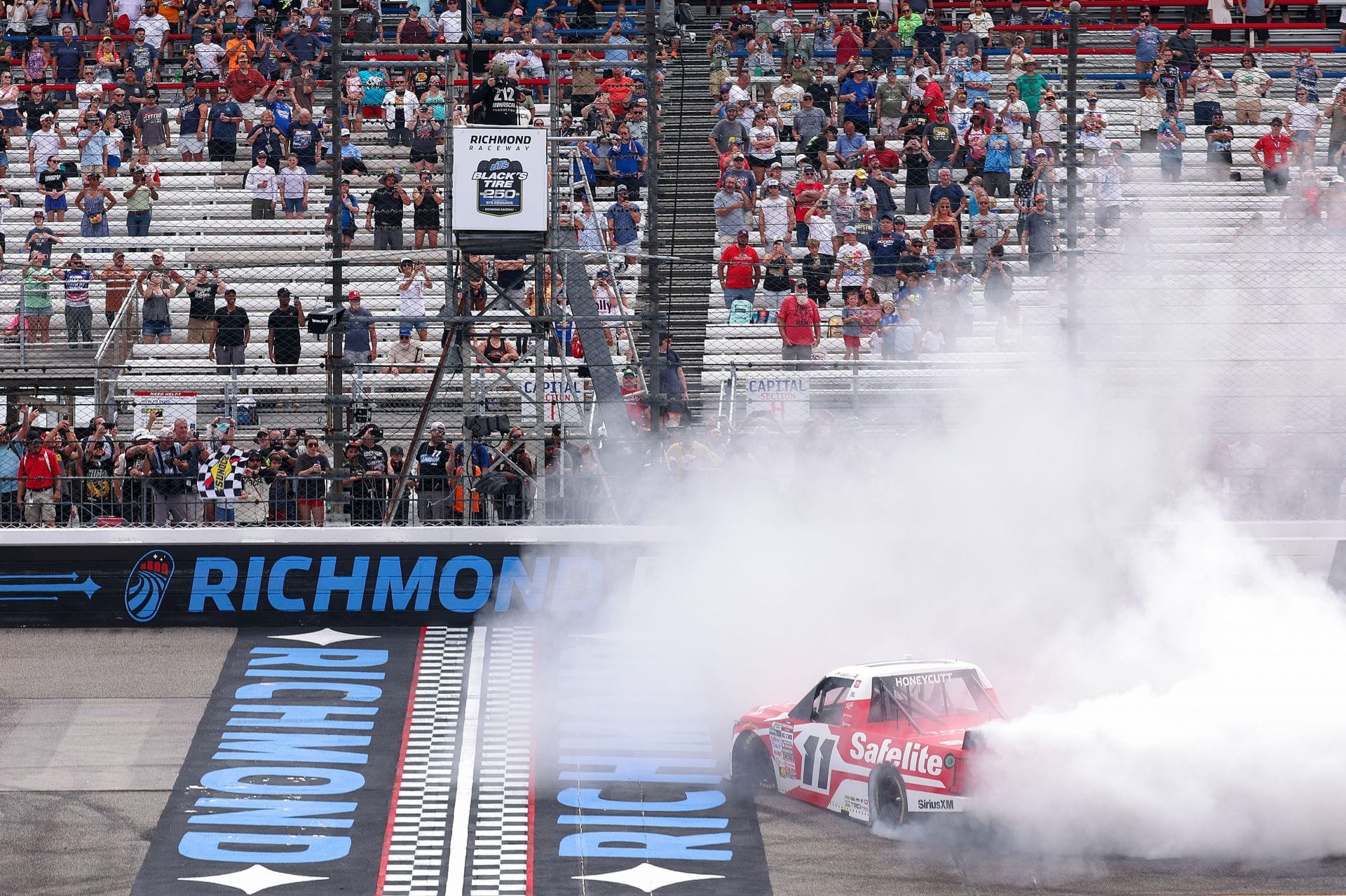 Who won the NASCAR Truck Series race today? Full results from 2026 Black’s Tire 250 at Richmond