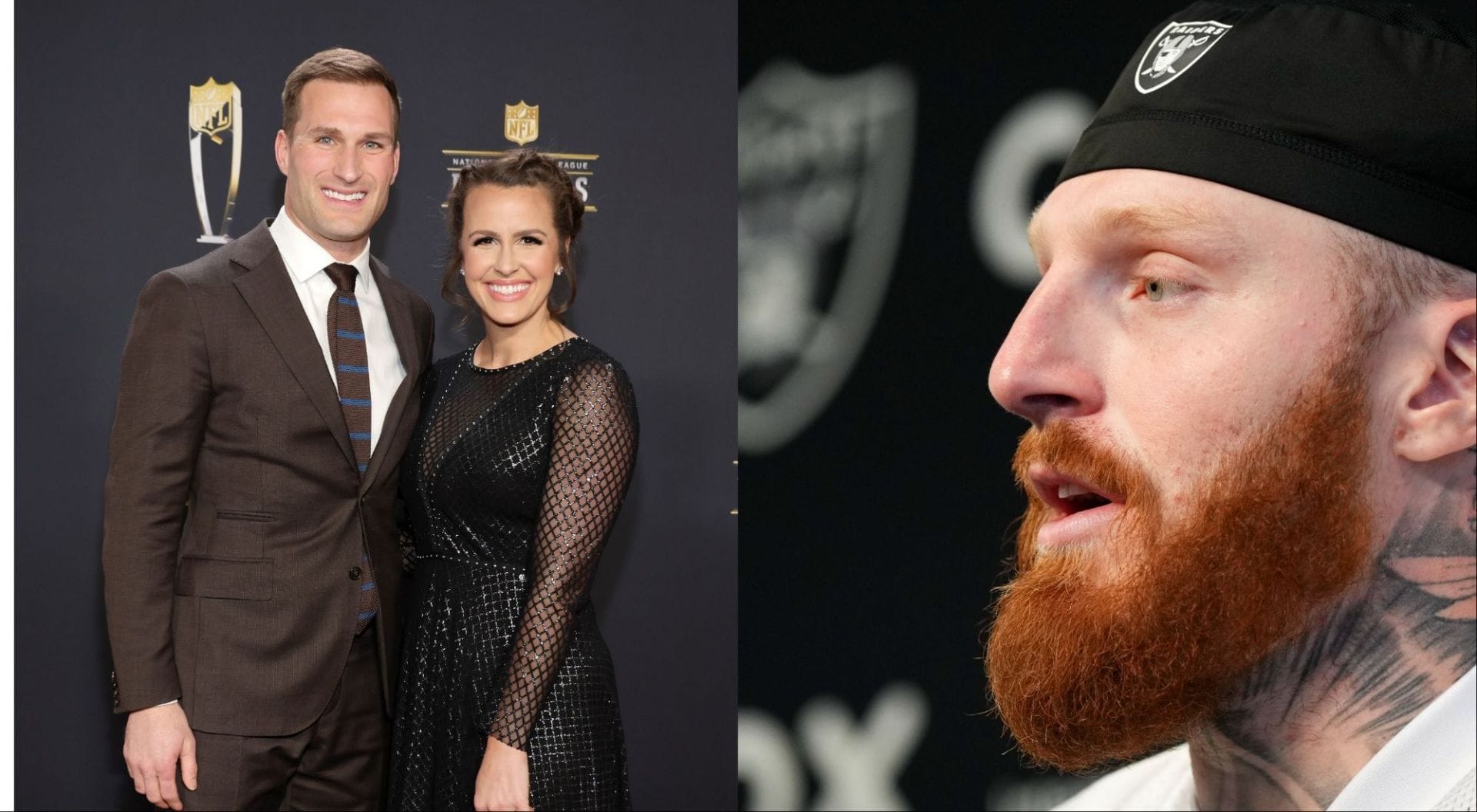 Kirk Cousins puts explosive Maxx Crosby fight behind him for "Backstreet Boys" night with wife Julie