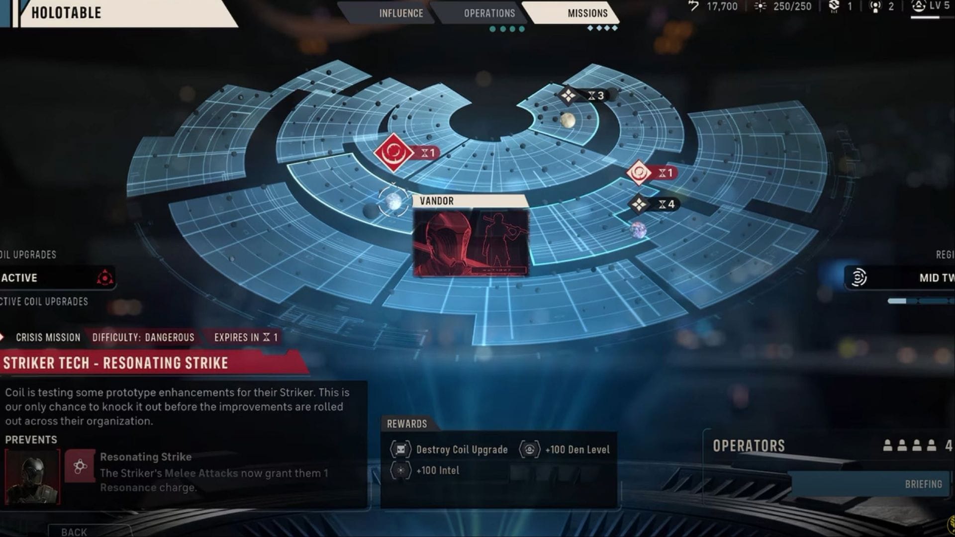 Holotable missions tab (Image via Electronic Arts)