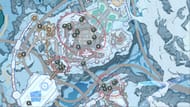 Lots of flowers in the main city of Snzhnograd (Image via HoYoverse || Interactive Map)