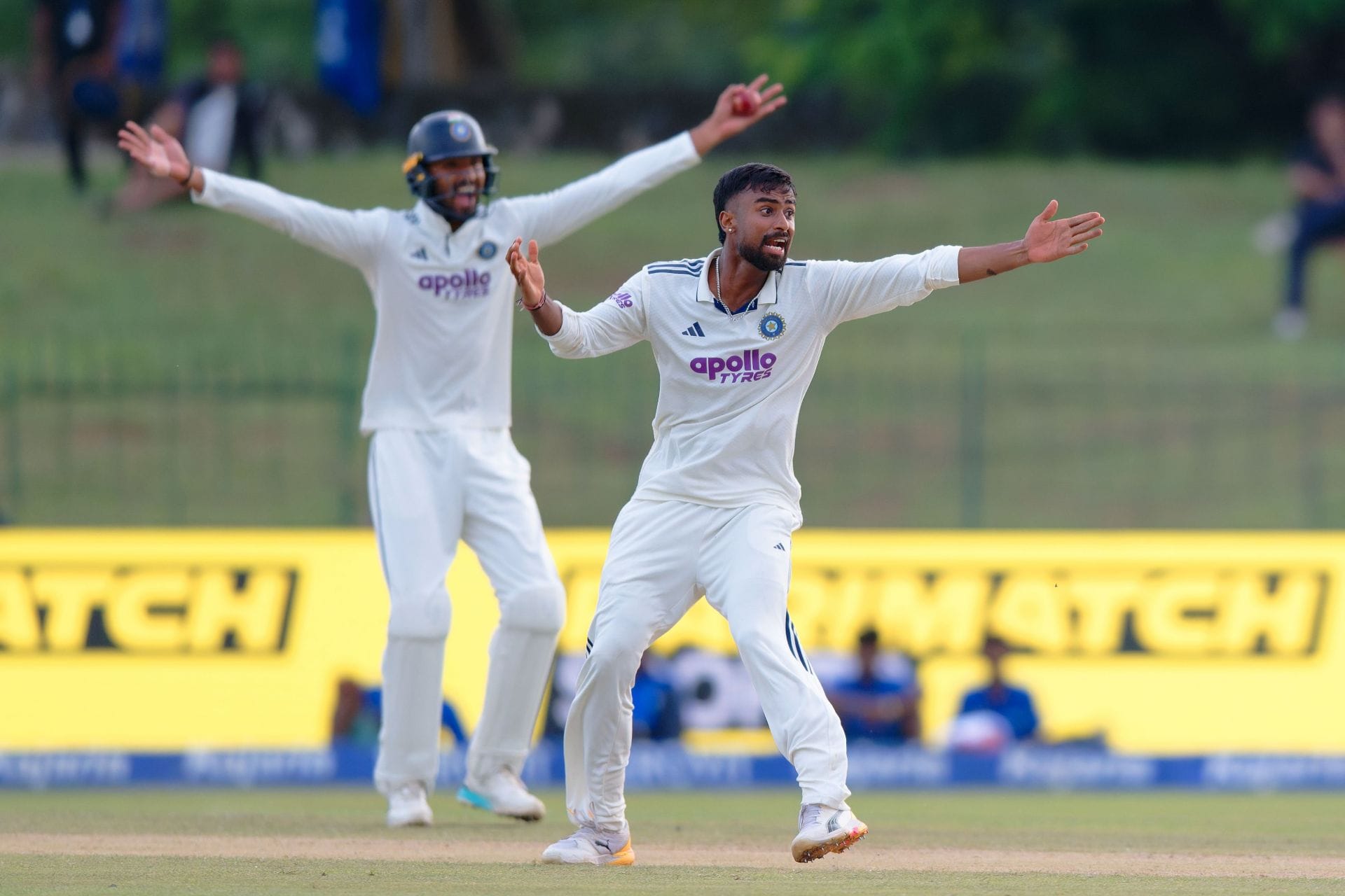 Manav Suthar strikes with the last ball to trap Prabath Jayasuriya lbw for 2 on Day 2 of SL vs IND 2026 2nd Test [Watch]