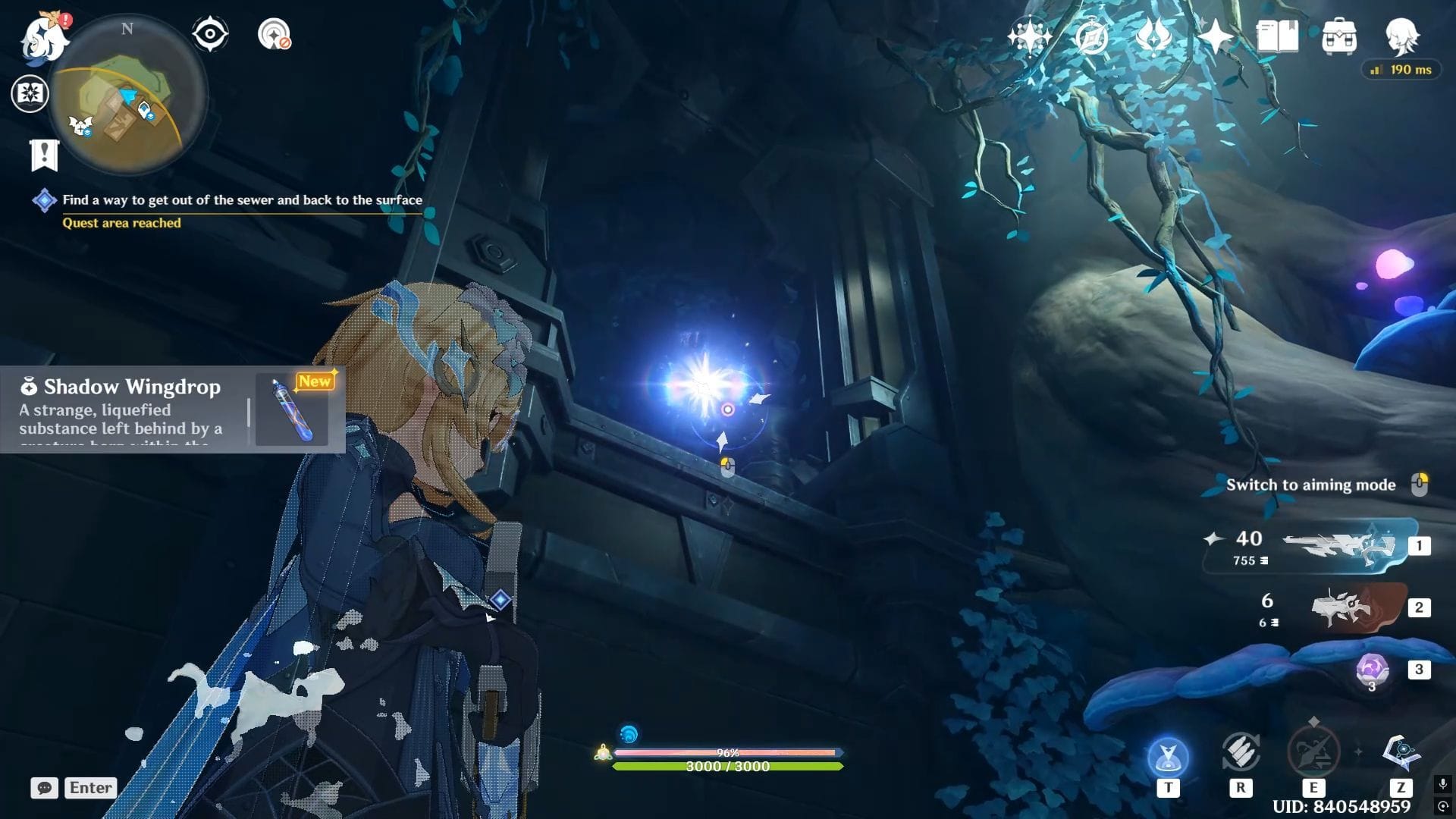 Use grappling to get to the upper level (Image via HoYoverse)