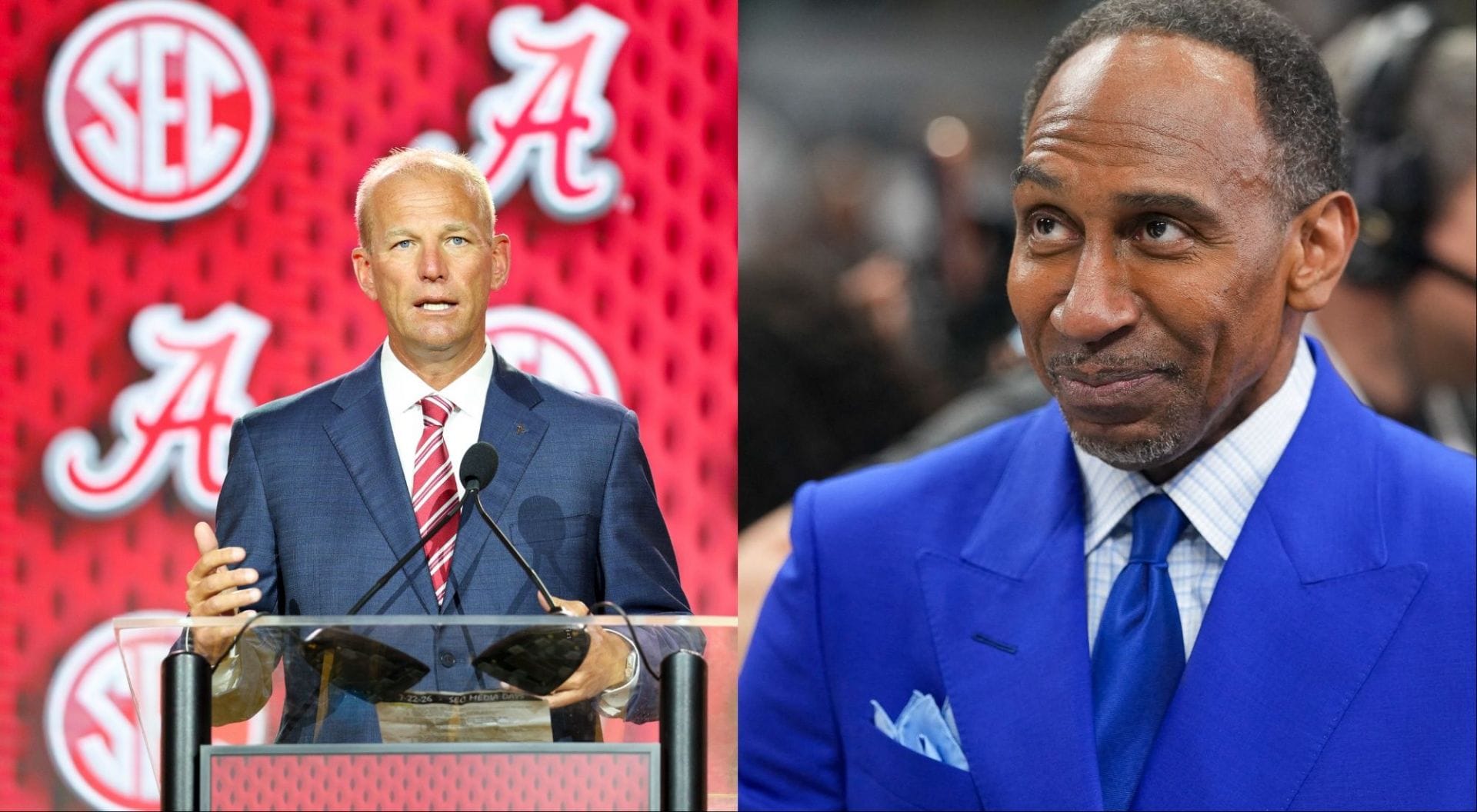 “Get the hell out of town”: Stephen A. Smith makes feelings clear on Kalen DeBoer era in Alabama amid low preseason ranking
