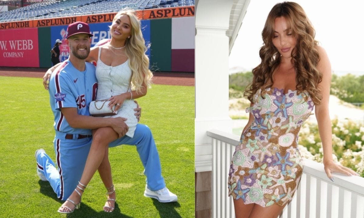 PICTURES: Zack Wheeler’s wife Dominique flaunts beach-ready style in knitted midi dress
