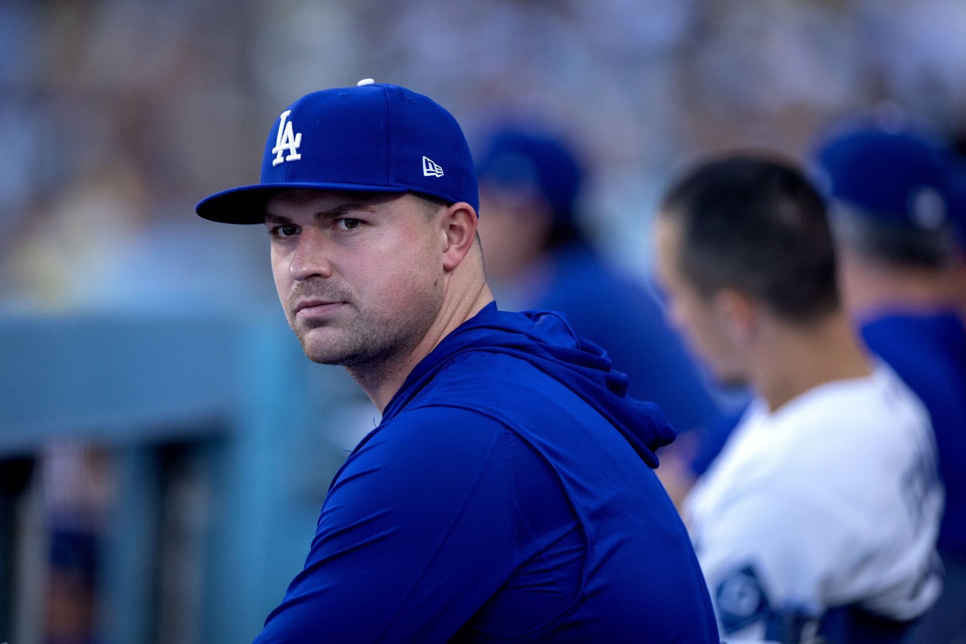 Tarik Skubal in the LA Dodgers' dugout - Source: Getty