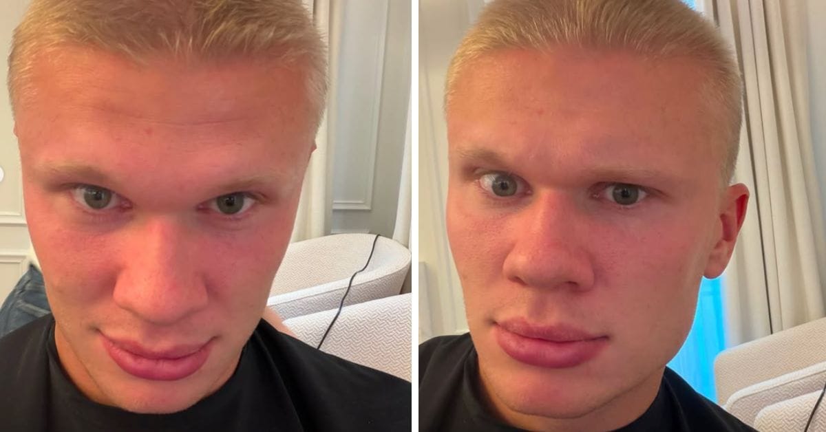 Vinicius Jr sends message to Erling Haaland as Manchester City star debuts new hair cut on social media