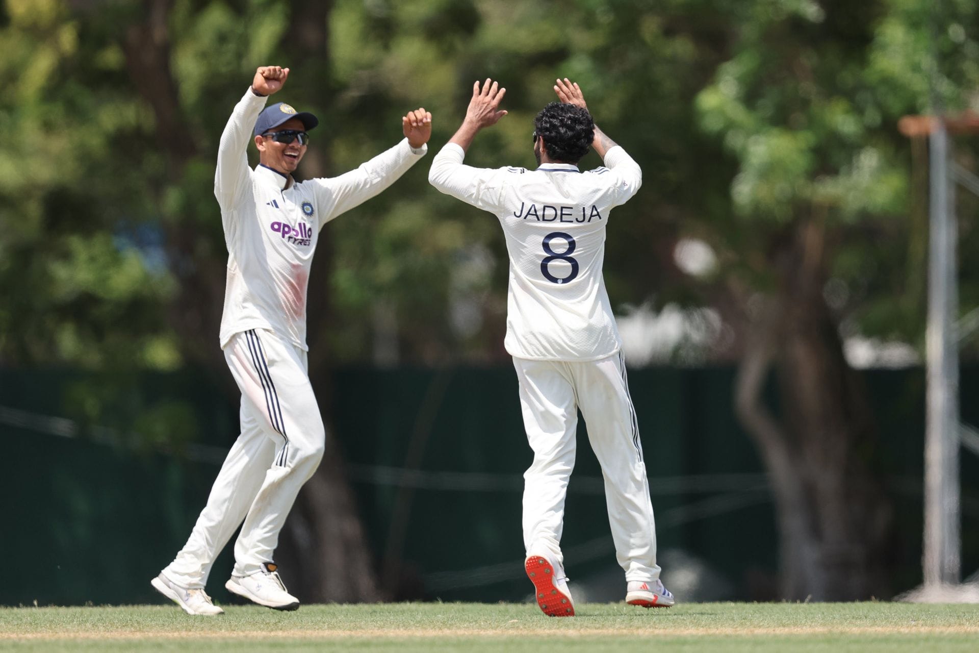 Ravindra Jadeja castles Pasindu Sooriyabandara for 35 to claim his first wicket in SLC XI vs India 2026 warm-up match [Watch]