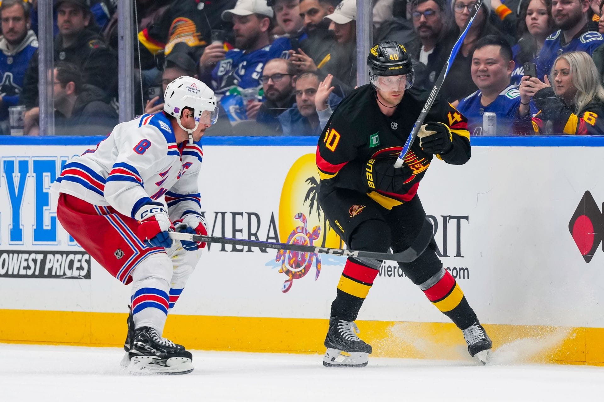 "I went to rehab for that": J.T. Miller stumped by Biz's Elias Pettersson chirp during golf session