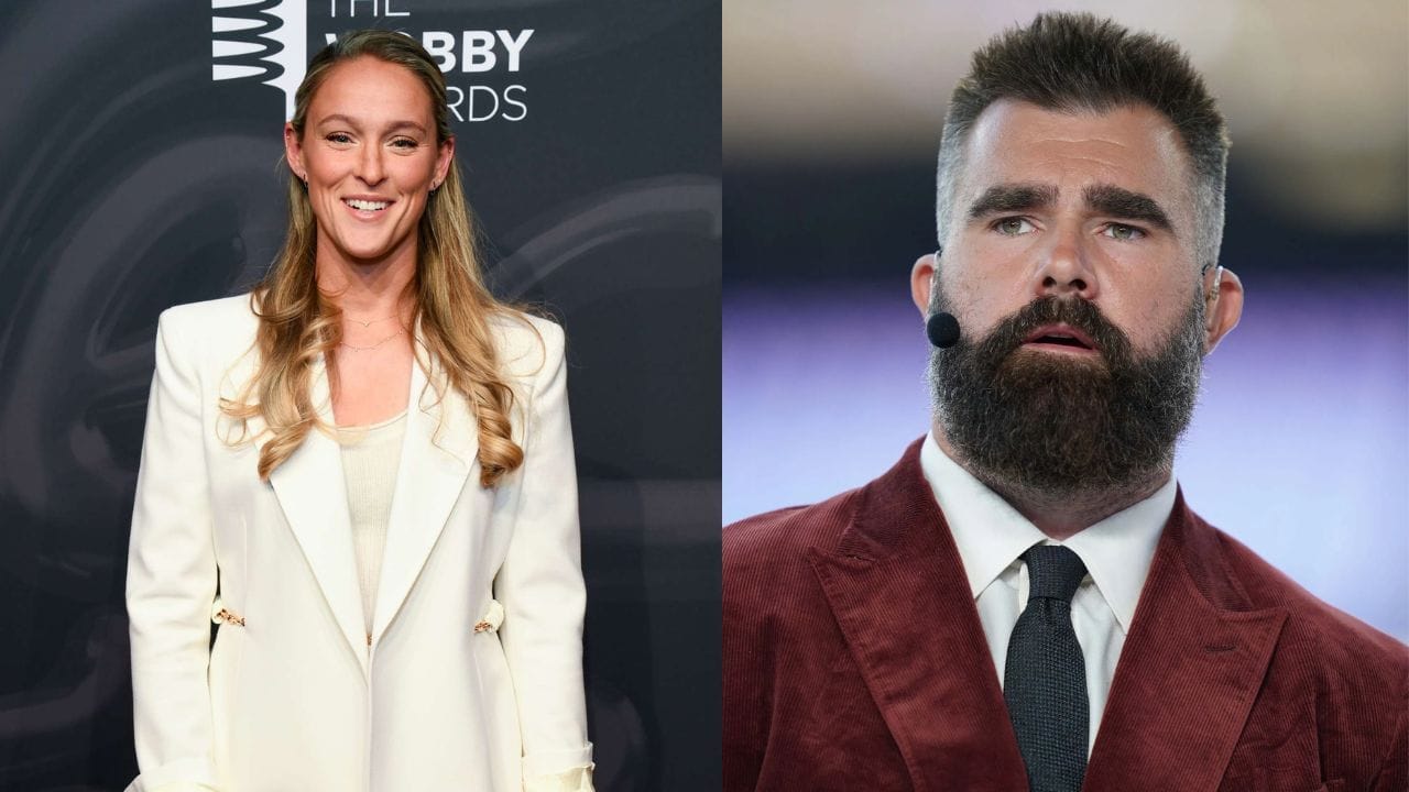 "That’s b/w Jason Kelce & my uterus": Kylie Kelce speaks up on 5th pregnancy 4 days after discussing her hypothetical son's name with Eagles legend