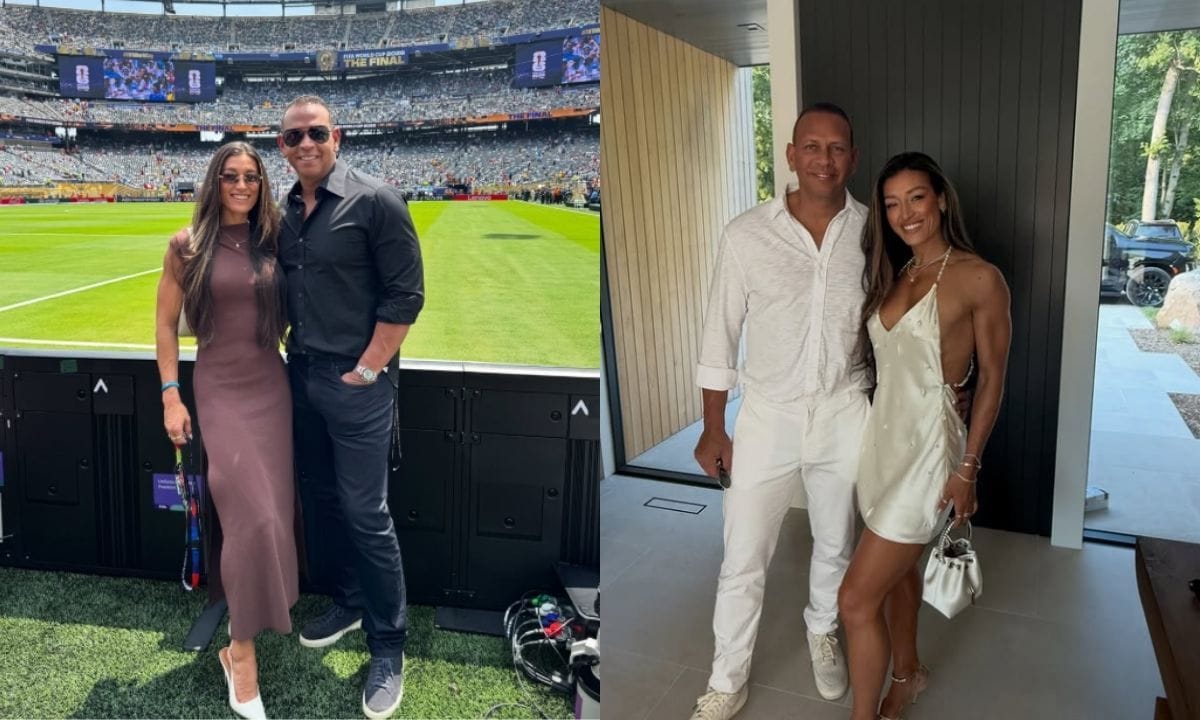 WATCH: Alex Rodriguez's girlfriend Meghan Hayden crushes animal flow warm-up in Oner Active sports top and shorts