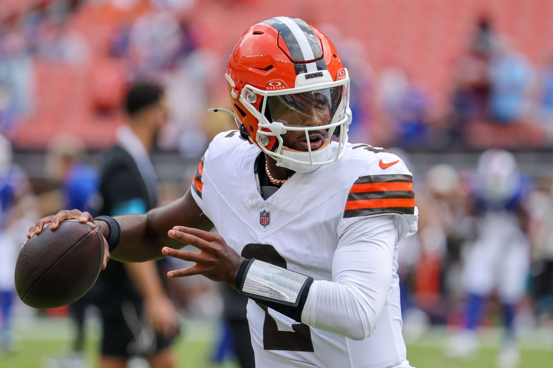 "Thought that was Jerry Jeudy" "Wasn’t even Shedeur Sanders' fault": NFL fans react to Browns QB getting picked off by Damar Hamlin