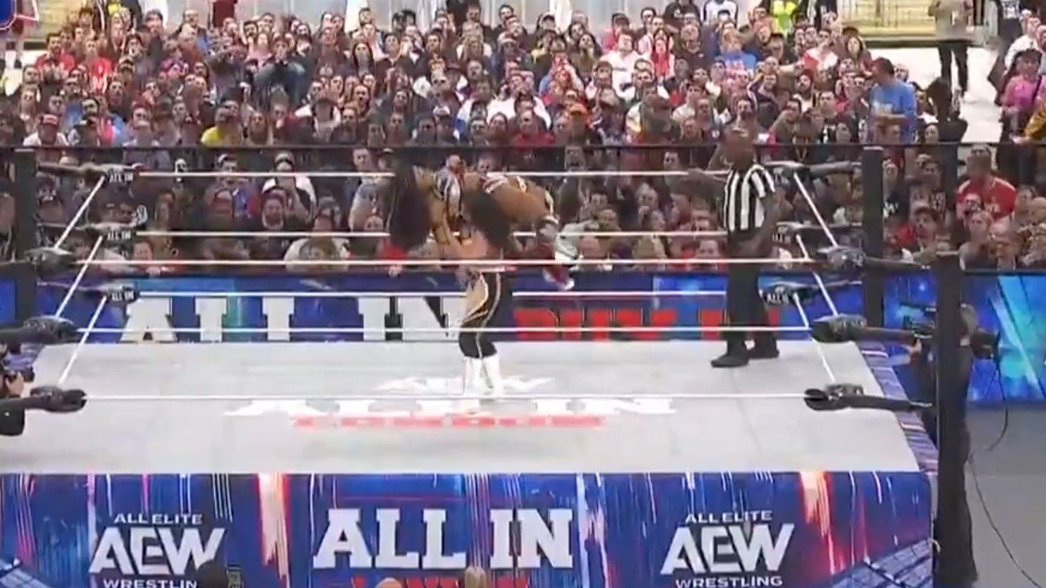 Shocking title change takes place at AEW All In 2026, beloved star dethroned