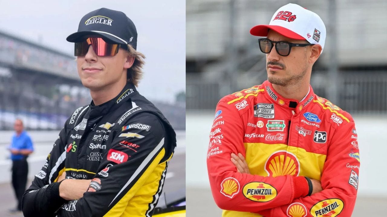 "Look at this guy, look at this idiot": Joey Logano lashes out at Carson Hocevar