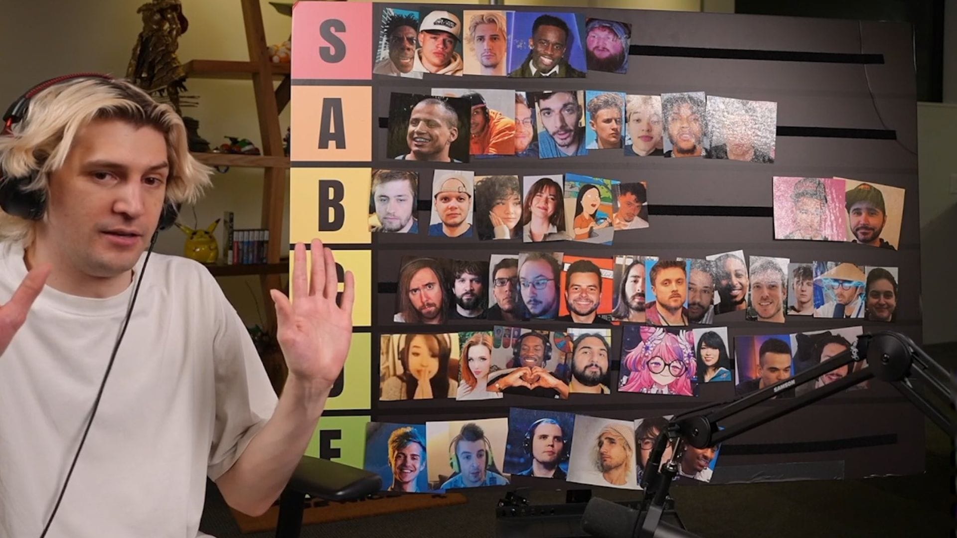 "Pokimane and Amouranth should be F tier": Fans react to xQc's streamer tier list