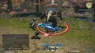 Handheld Screenshot: Just some casual battle out in the wild (Image via Square Enix || Sportskeeda)