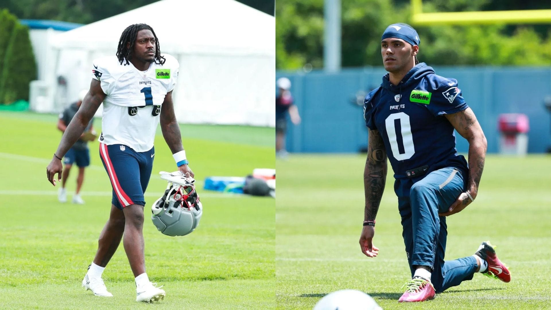 “Already becoming cancer to his new team”: NFL fans react to A.J. Brown-Christian Gonzalez heated scuffle at Patriots training camp